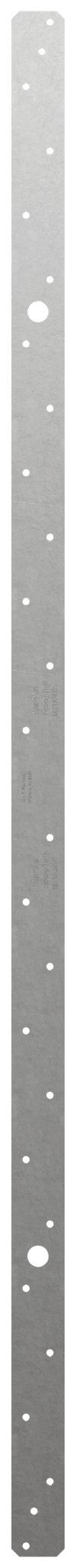Simpson Strong-Tie MSTA36SS MSTA 36-in. 16-Gauge Stainless-Steel Medium Strap Tie
