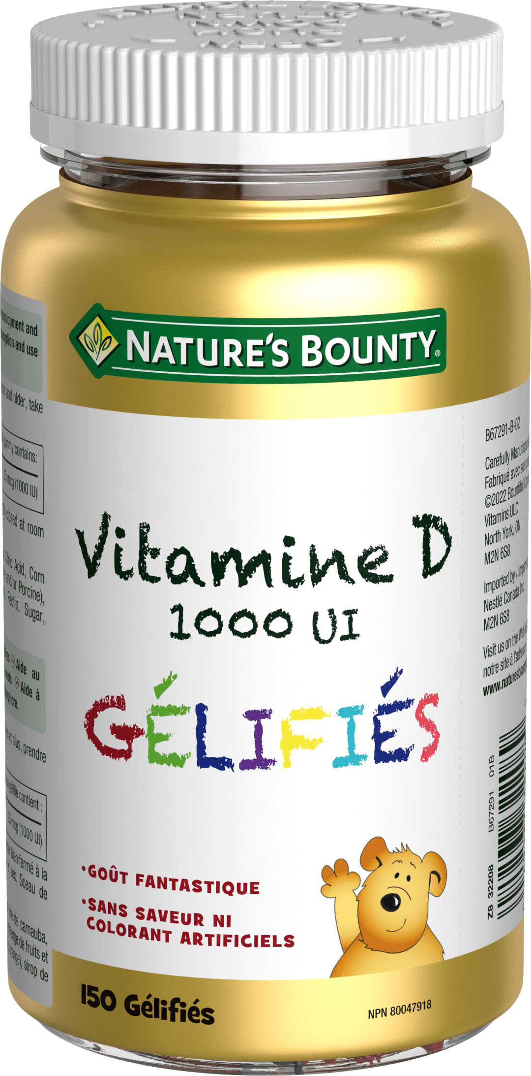 NBTY Kids Vit D 12x150 GMY CA