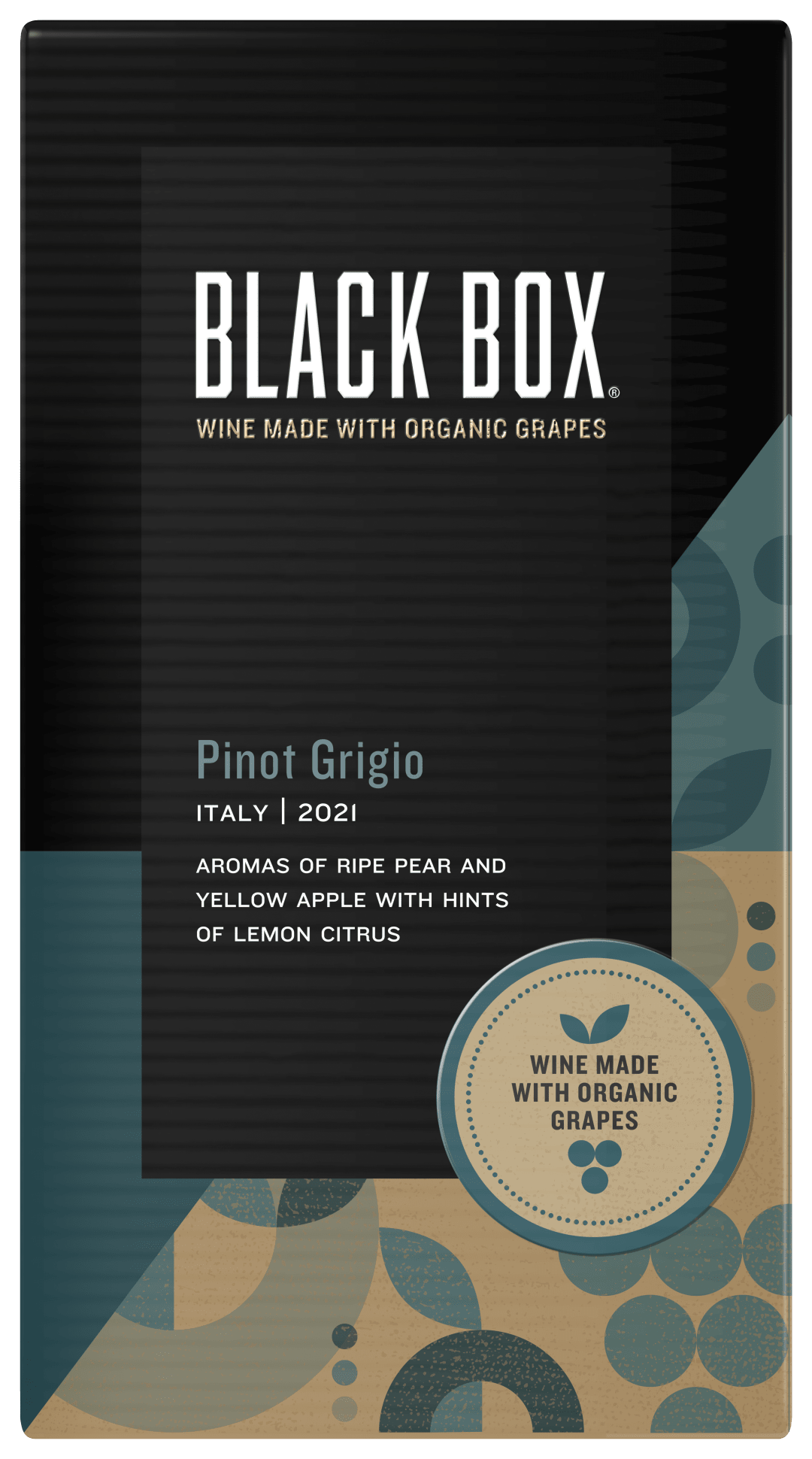 Black Box Organic Pinot Grigio White Wine 3L Box