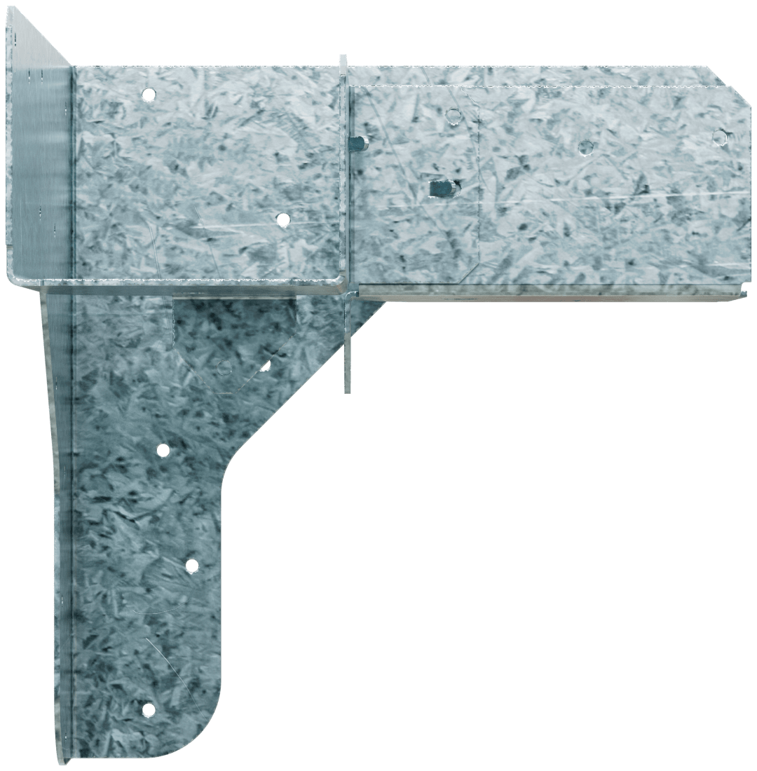 Simpson Strong-Tie RTC44 RTC 14-Gauge ZMAX® Galvanized Rigid Tie® Corner for 4x, 4x4 Post