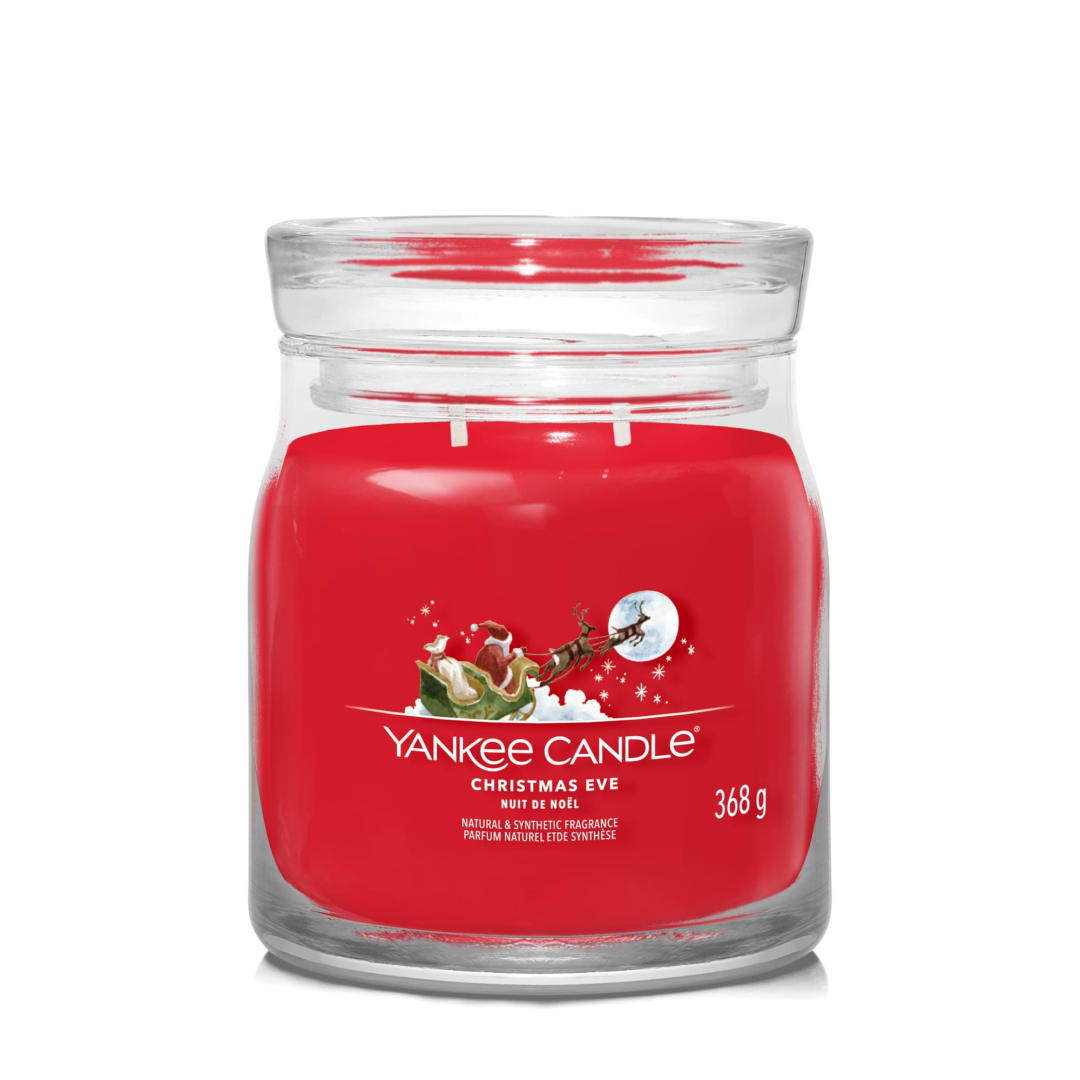 YANKEE CANDLE SIGNATURE MEDIUM JAR CHRISTMAS EVE