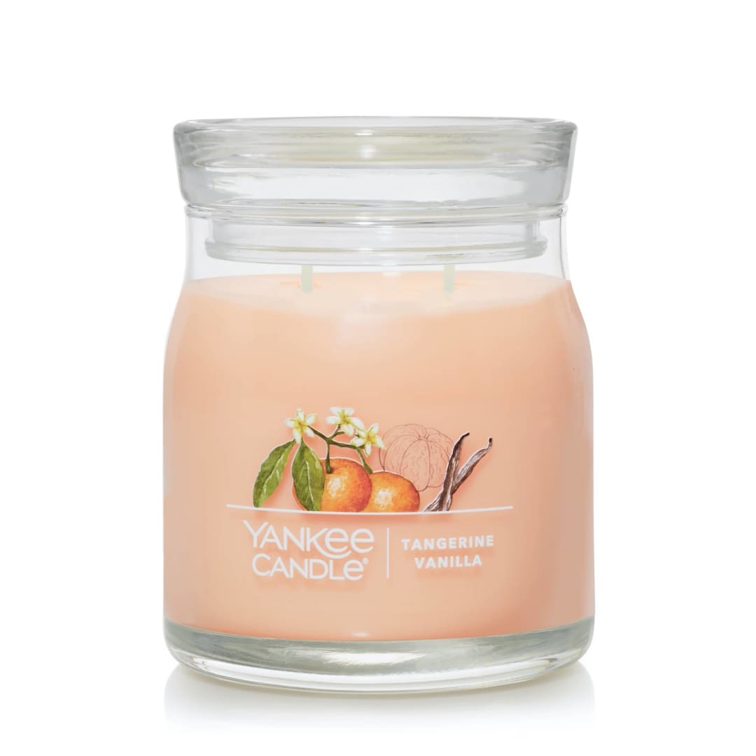Yankee Candle Tangerine & Vanilla Signature Medium Jar Candle