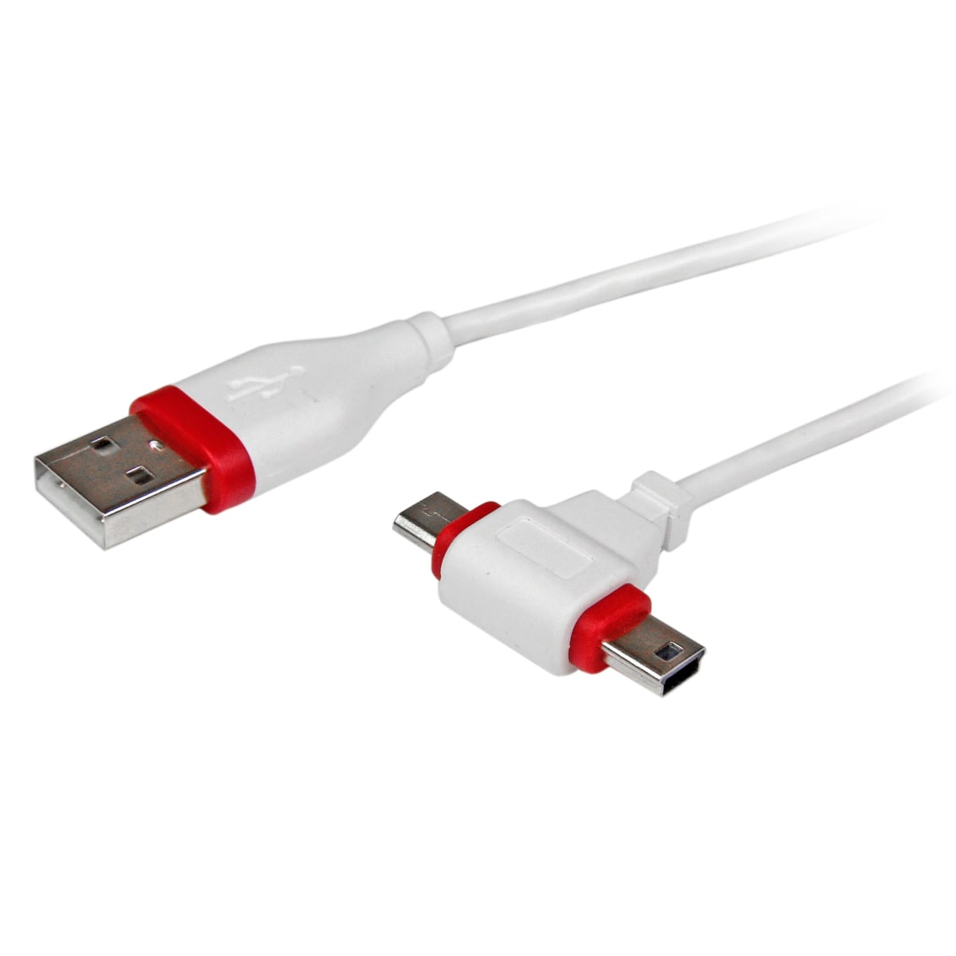 USB Combo Cable USB to Micro USB and USB Mini