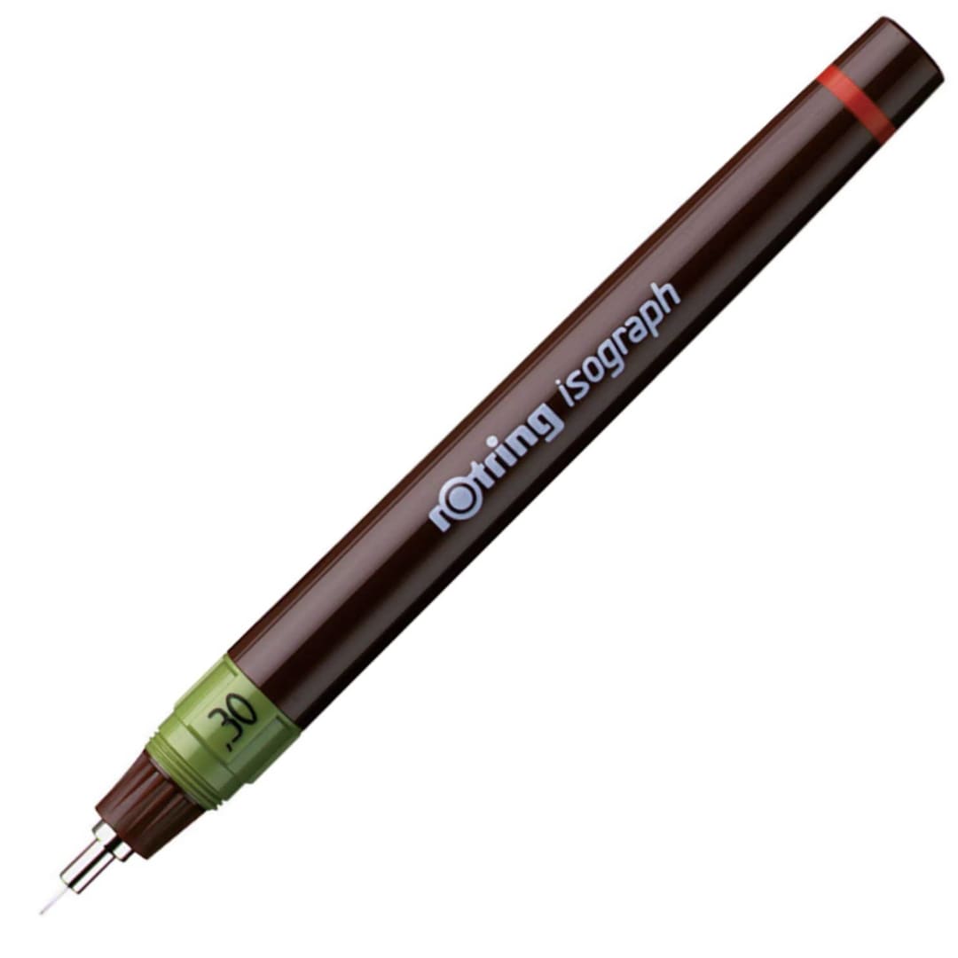 rOtring Isograph Technical Drawing Pen | 0.30 mm | Refillable Fineliner Pen