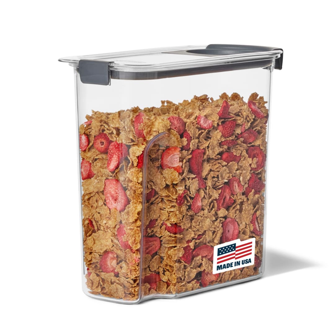 Rubbermaid® Brilliance® Pantry Cereal Keeper, 18 Cup Airtight Cereal Container