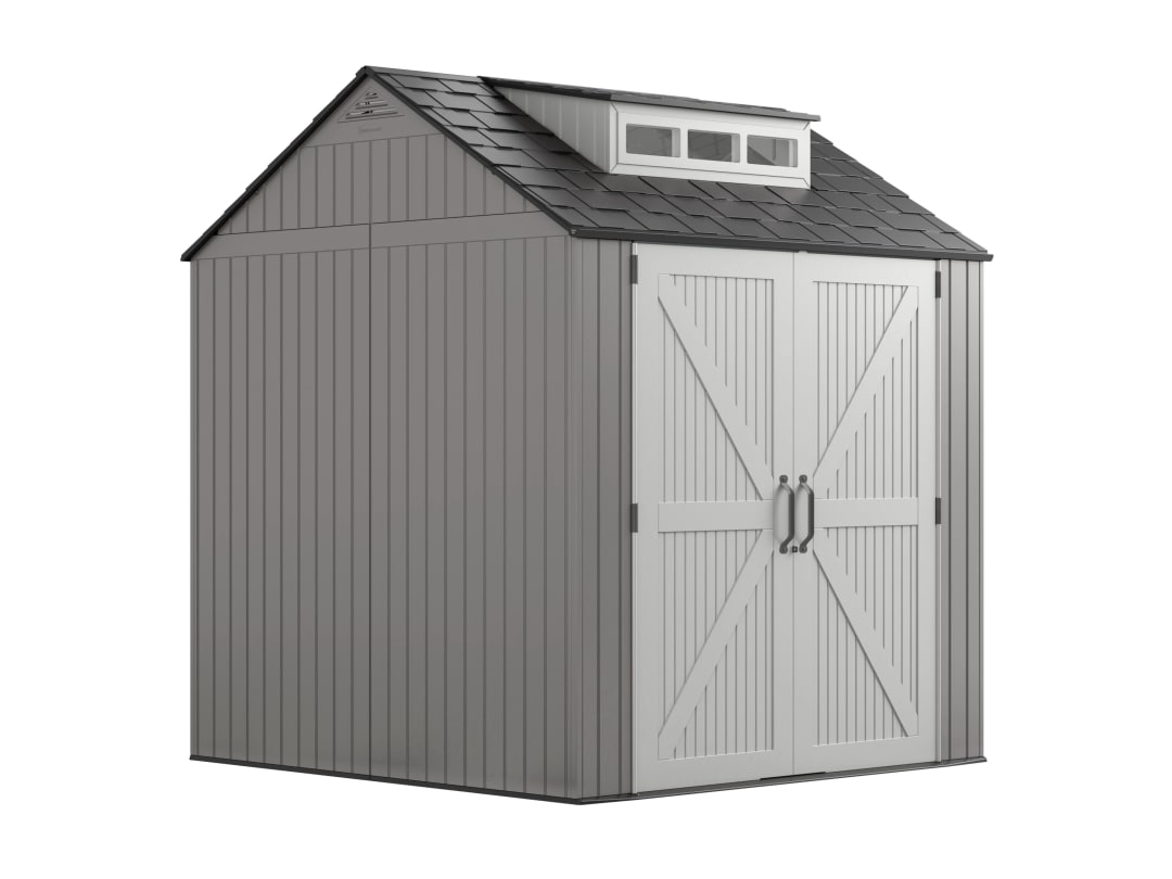 7X7 EASY INSTALL SHED -GRAY