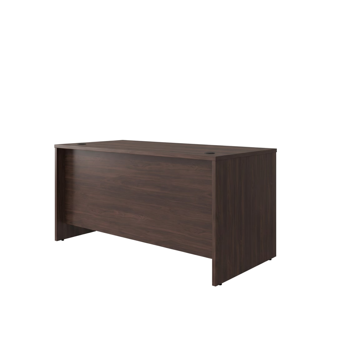 Cornerstone 59.5"W x 29.25"D Executive Desk, Espresso