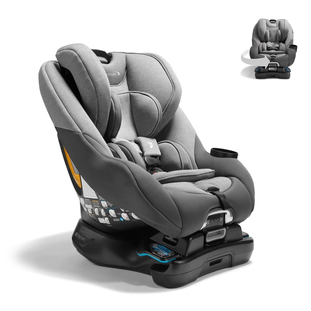 Baby Jogger® City Turn™ Rotating Convertible Car Seat, Phantom Grey