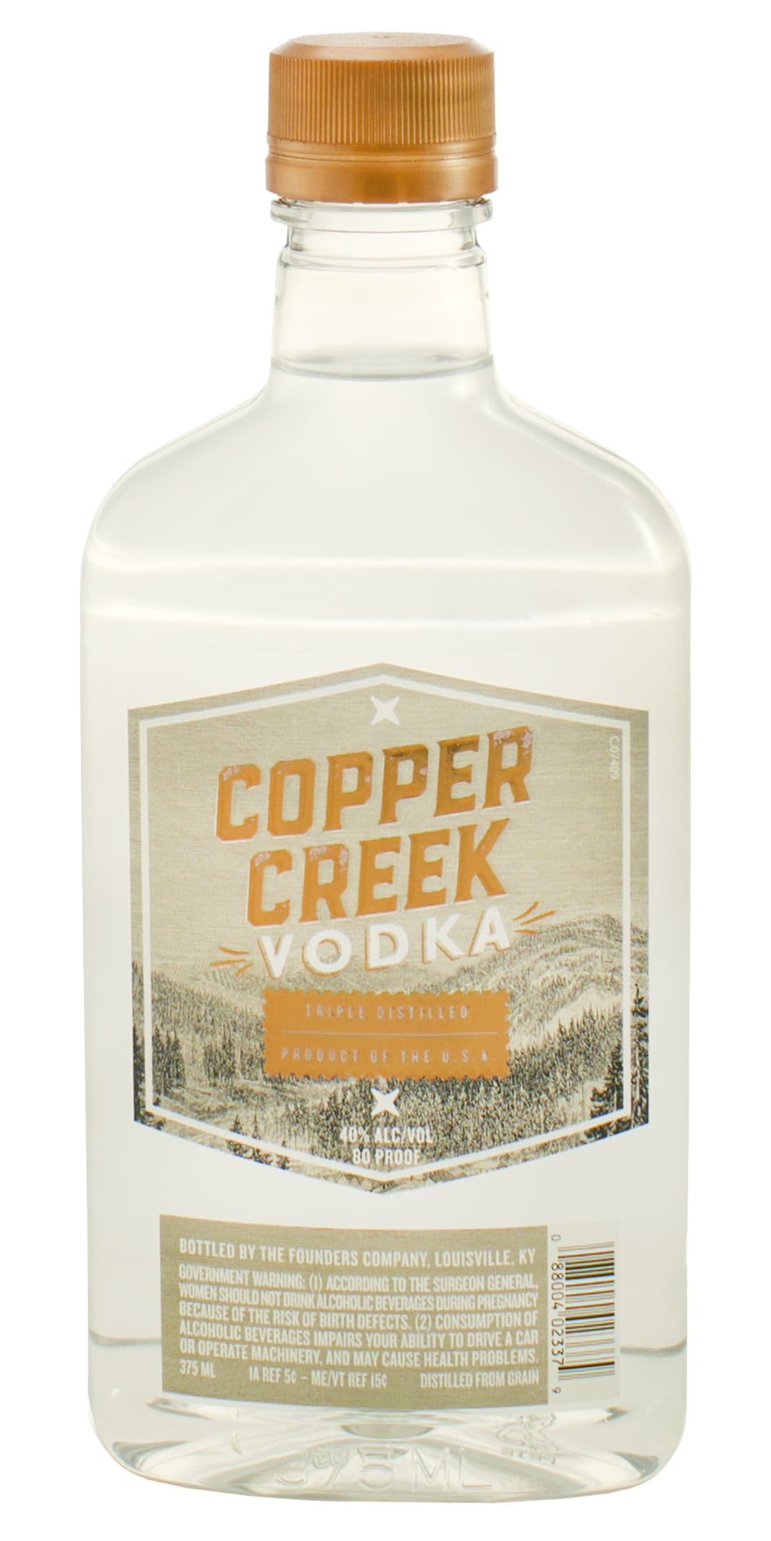Copper Creek Vodka 375ml 80 Proof