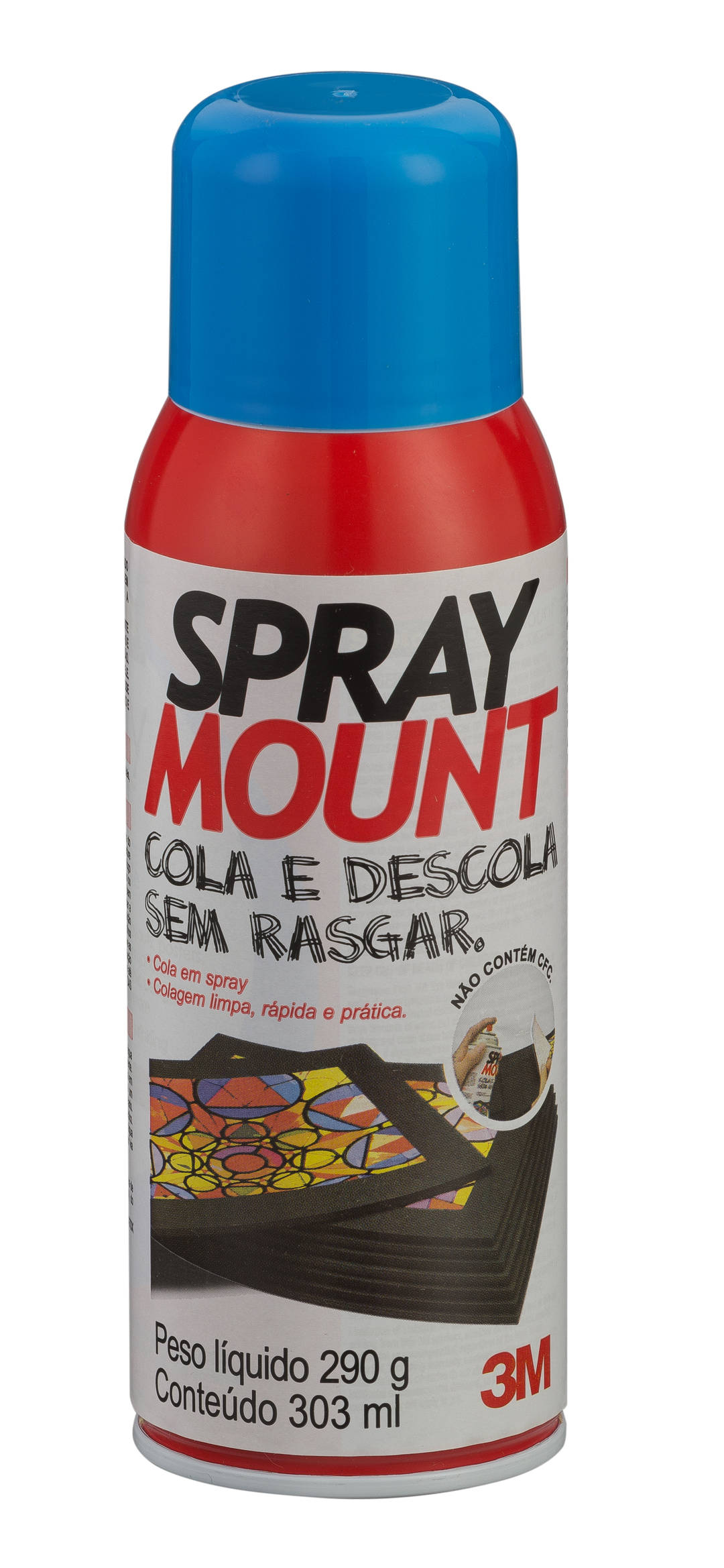 Spray Adesivo Reposicionável 3M™ Mount™, 290 g