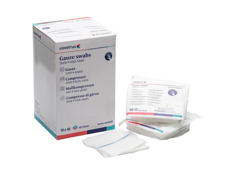 Covetrus X-Ray Detectable Gauze Swab, 10 x 10cm, Sterile