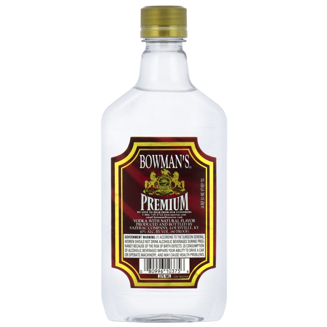 Bowman's Vodka 375ml 80 Proof