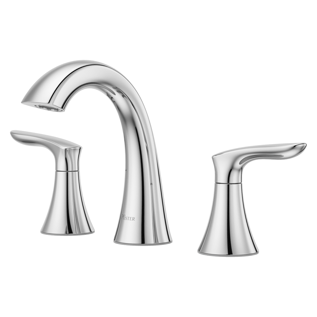 Weller 2-Handle 8 in. Widespread Bathroom Faucet in Polished Chrome