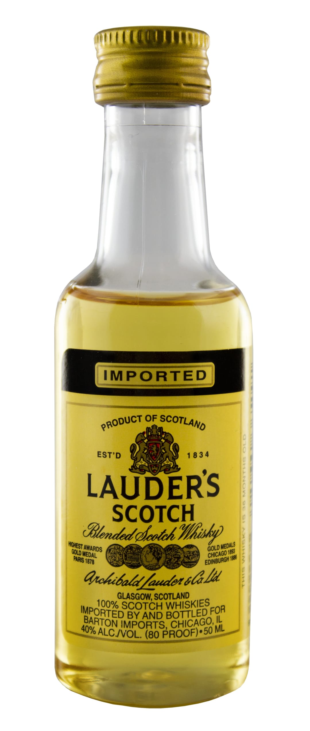 Lauder's Scotch 50ml 80 Proof