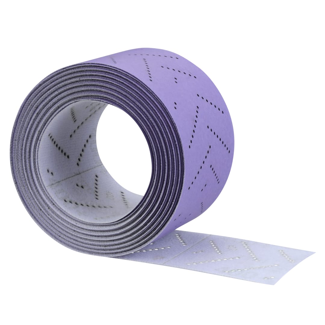 3M™ Cubitron™ II Hookit™ Temiz Zımparalama Yaprak Rulo 737U, 70 mm x 12 m, Çok Delikli, 400+, 51437