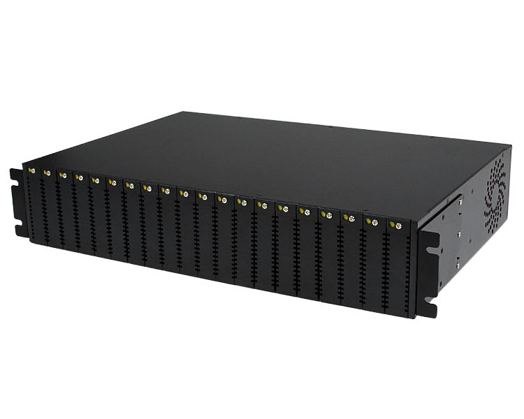 20 Slot Rack Mount Media Converter Chassis