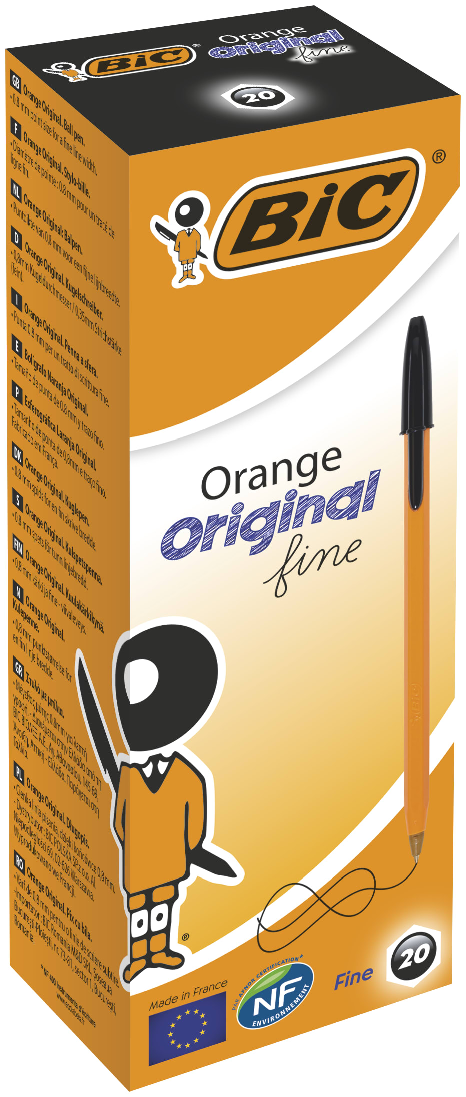 ORANGE FINE BOX 20 BLACK EU