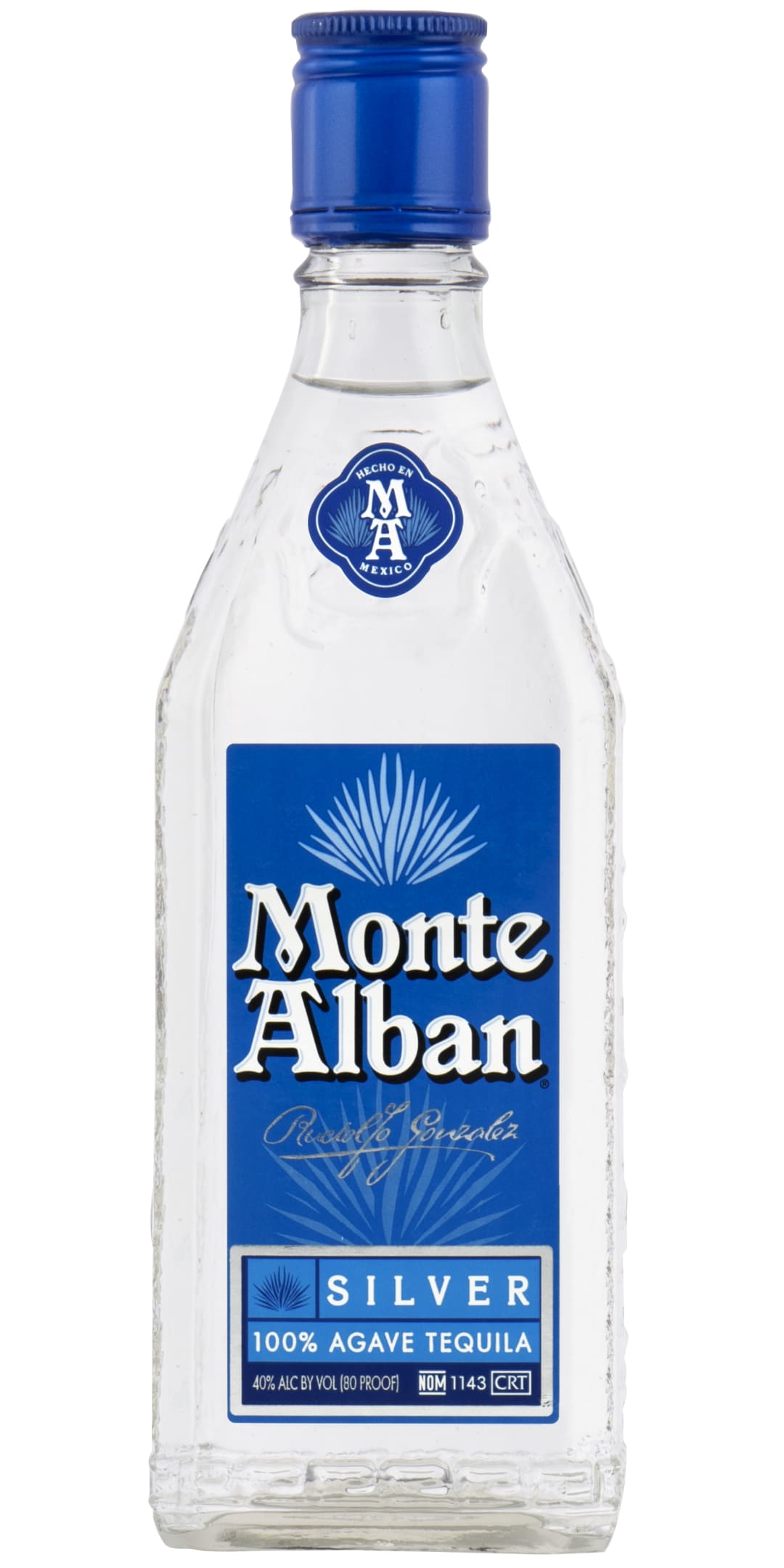 Monte Alban 100% Agave Silver Tequila 375ml 80 Proof
