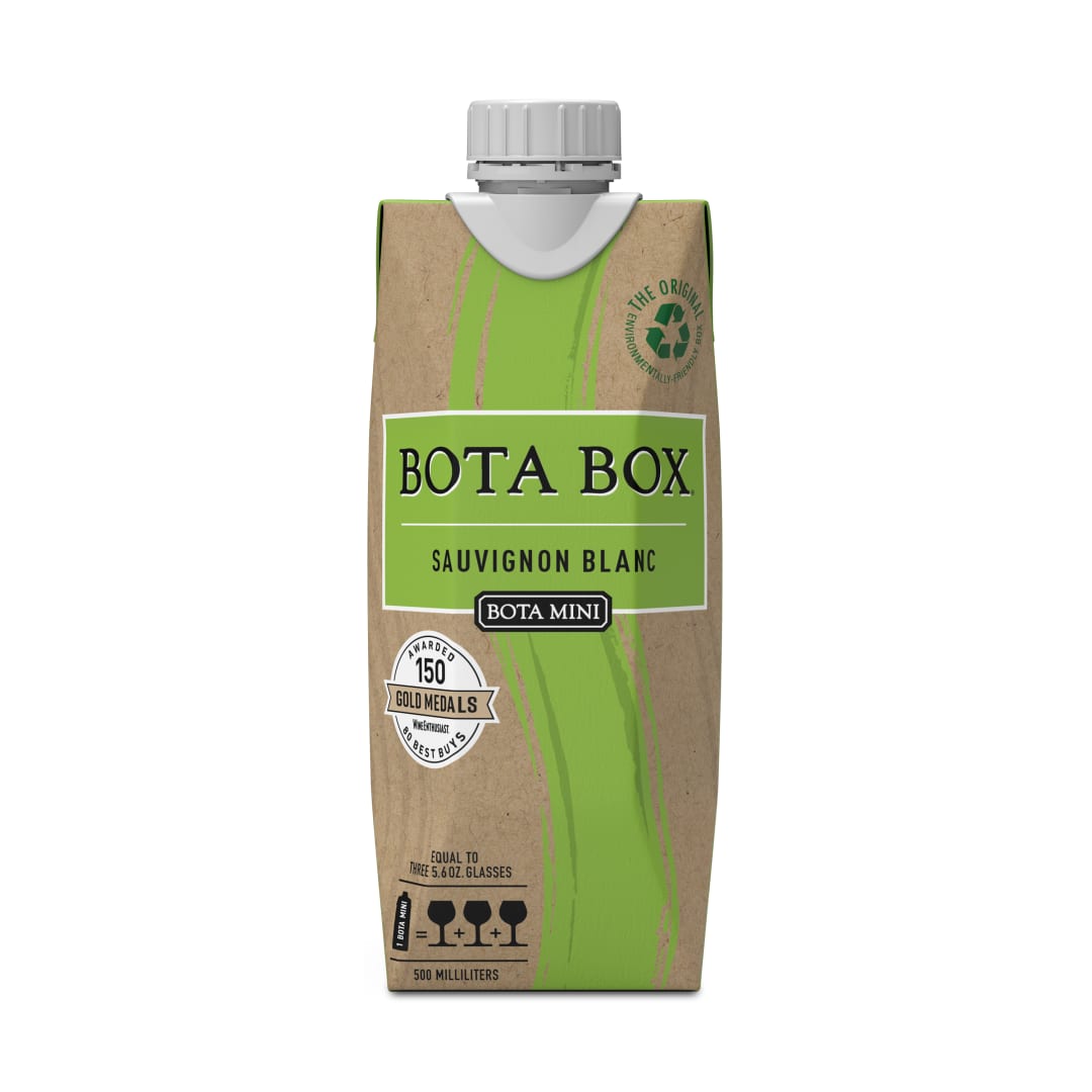 Bota Mini Sauvignon Blanc White Wine, 500ml (3 Glasses), 12.5% ABV