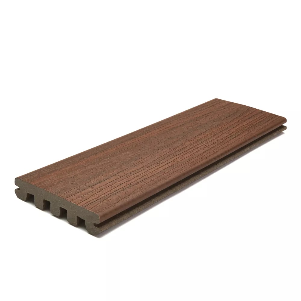 Trex 1 x 6 x 12-ft Cinnamon Cove Enhance Deck Board Grooved Edge