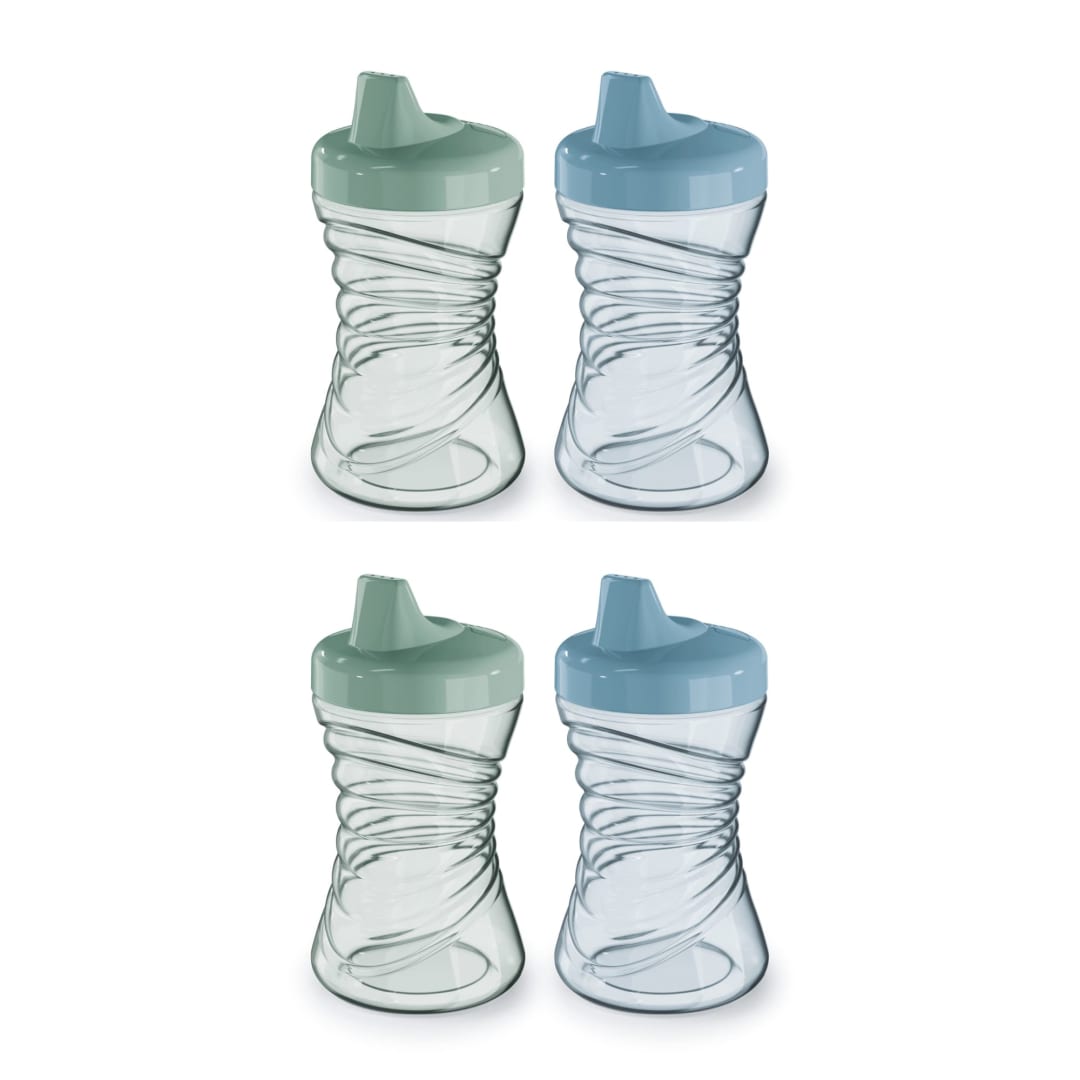 NUK® First Choice Fun Grips® Hard Spout Cup, 10 oz, 4 Pack