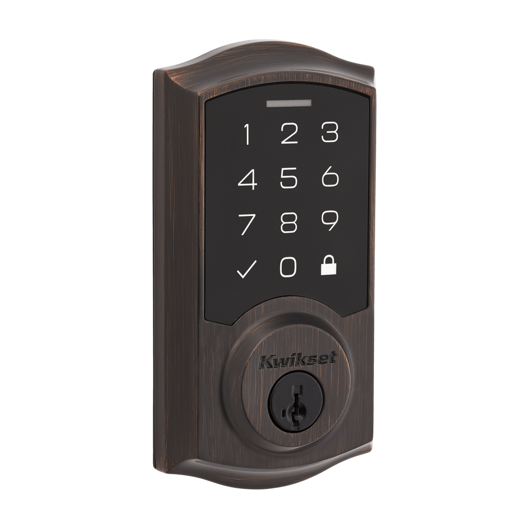 SmartCode 270 Traditional Touchpad Electronic Deadbolt featuring SmartKey Security™ in Venetian Bronze