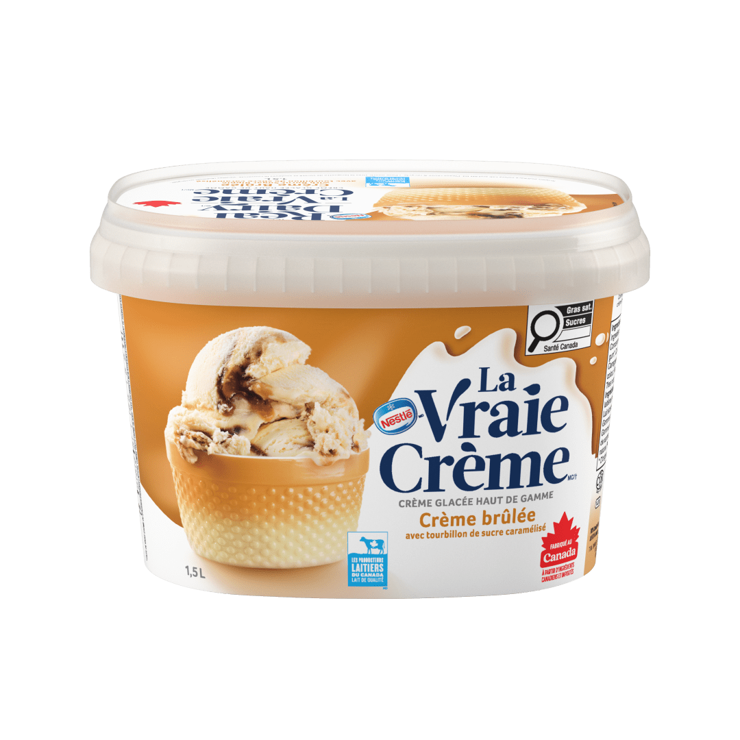 REAL DAIRY Creme Brulee Ripple 4x1.5L CA