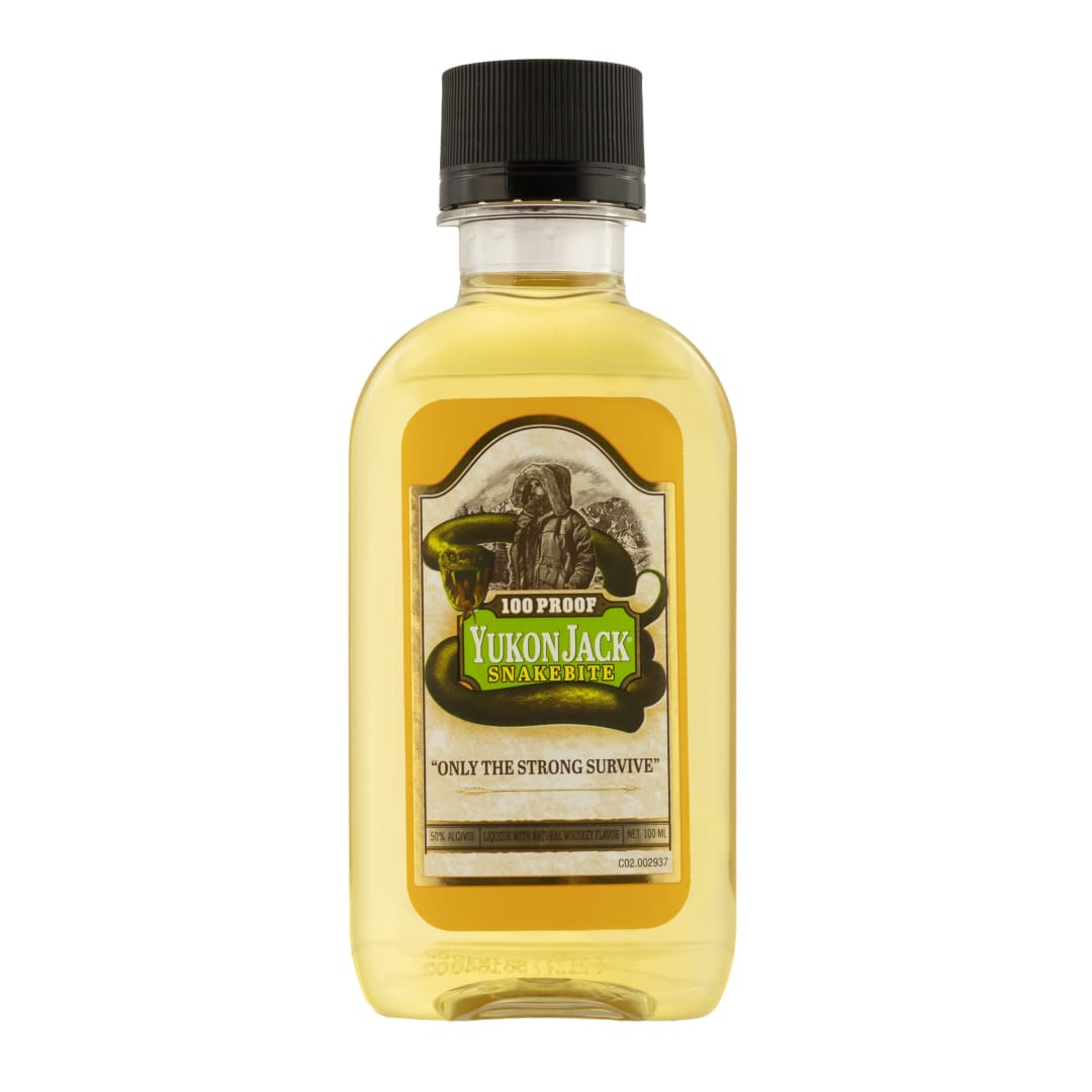 Yukon Jack Snakebite Liqueur 100ml Bottles 100 Proof