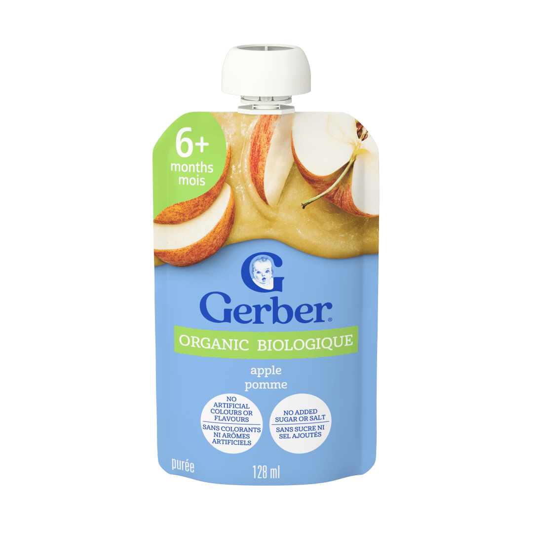 GERBER Orgnc Puree Apple 12x128mlCA