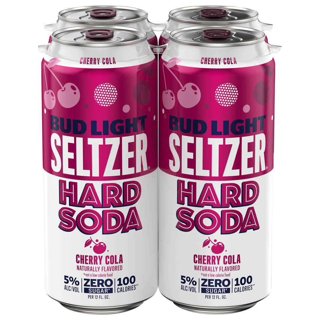 Bud Light Cherry Cola Hard Soda 4 - 16 fl oz Cans