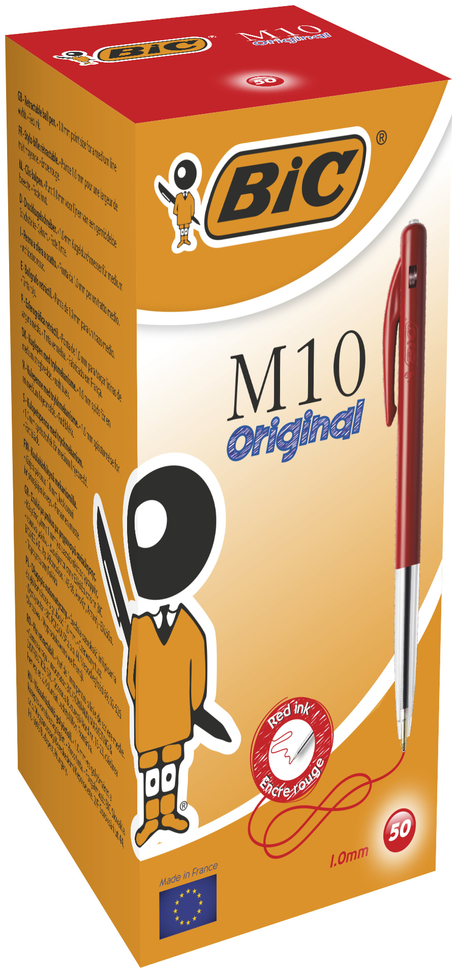 M10 MEDIUM BOX50 RED EU