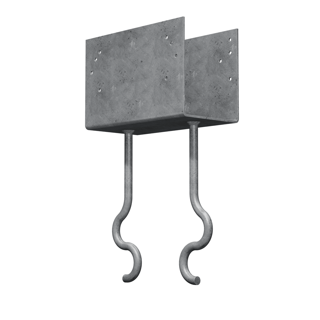Simpson Strong-Tie CCQM5.50-SDSHDG CCQM® Hot-Dip Galvanized Column Cap for 5-1/2 in. Beam, with Strong-Drive® SDS Screws