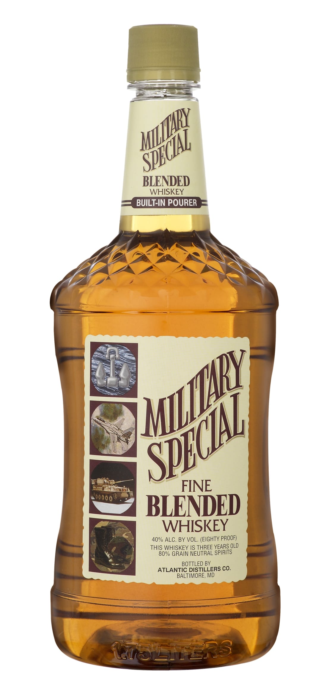 Military Special Blended American Whiskey 1.75l 80 Proof