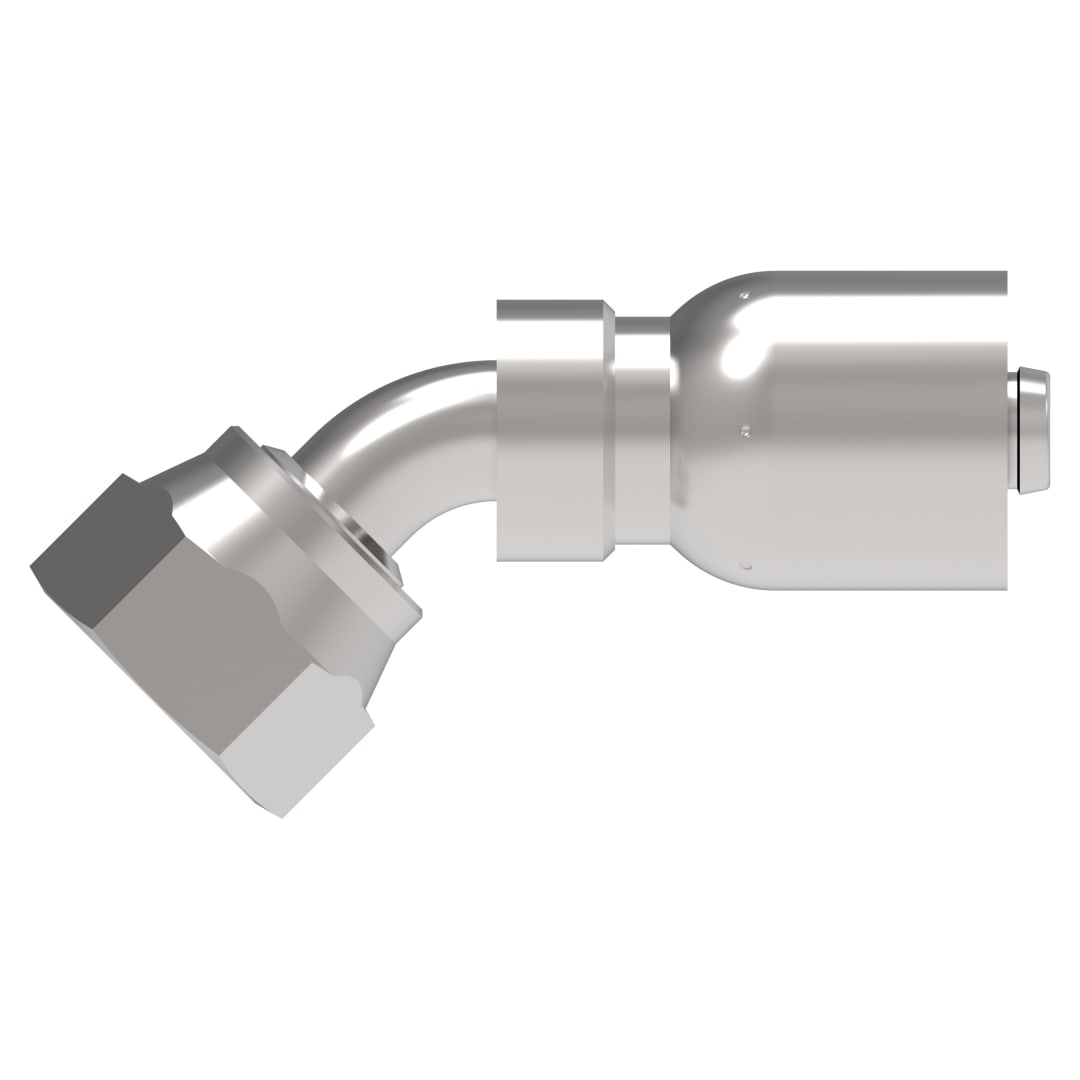 Aeroquip 1" Female ORS 45 Degree X 1" R5 Hose Crimp