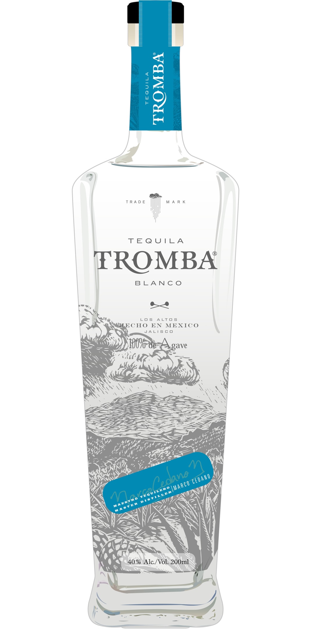 Tromba Blanco Tequila 200ml 80 Proof