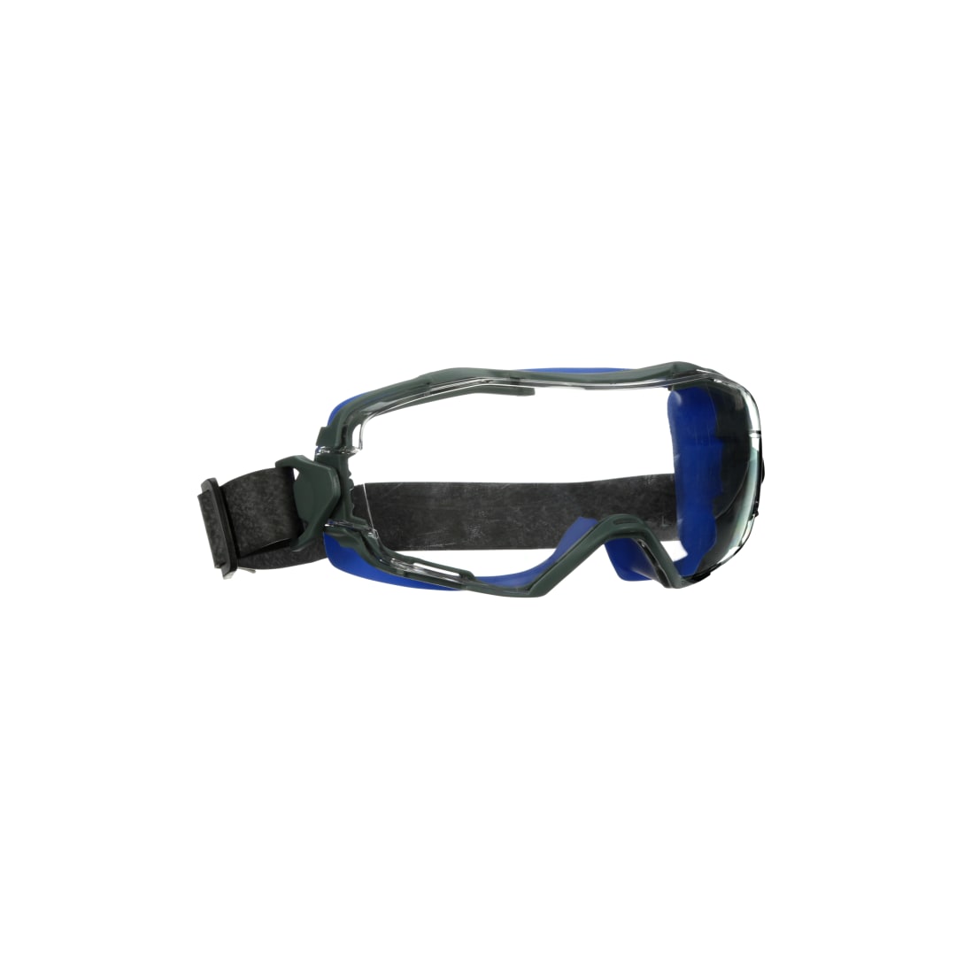 3M™ GoggleGear™ 6000 İş Güvenliği Koruyucu Gözlükler, Mavi Kaplama, Neopren Kayış, Scotchgard™ Buğu Önleyici / Çizilmeye Dayanıklı Kaplama (K ve N), Şeffaf lens, GG6001NSGAF-BLU-EU, 10/Kutu