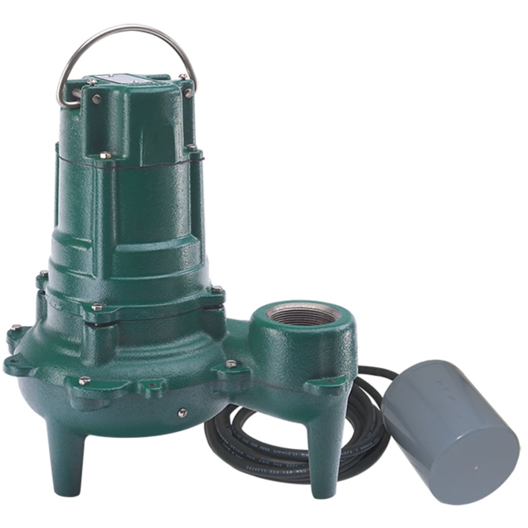 Zoeller 267-0054 BE267 Float Switch Operated Sewage Pump 1/2 HP, 230V, 1PH