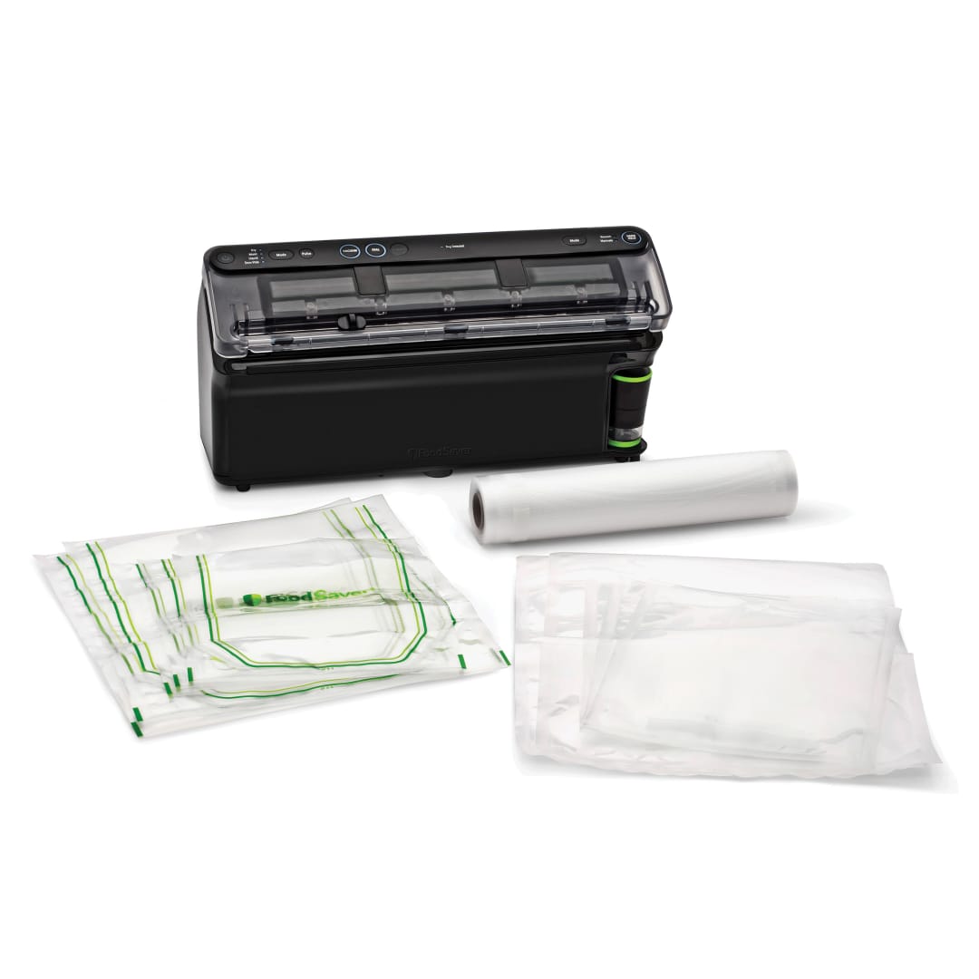 FoodSaver® Elite All-in-One Liquid+™ Vacuum Sealer with Bags and Roll, Black