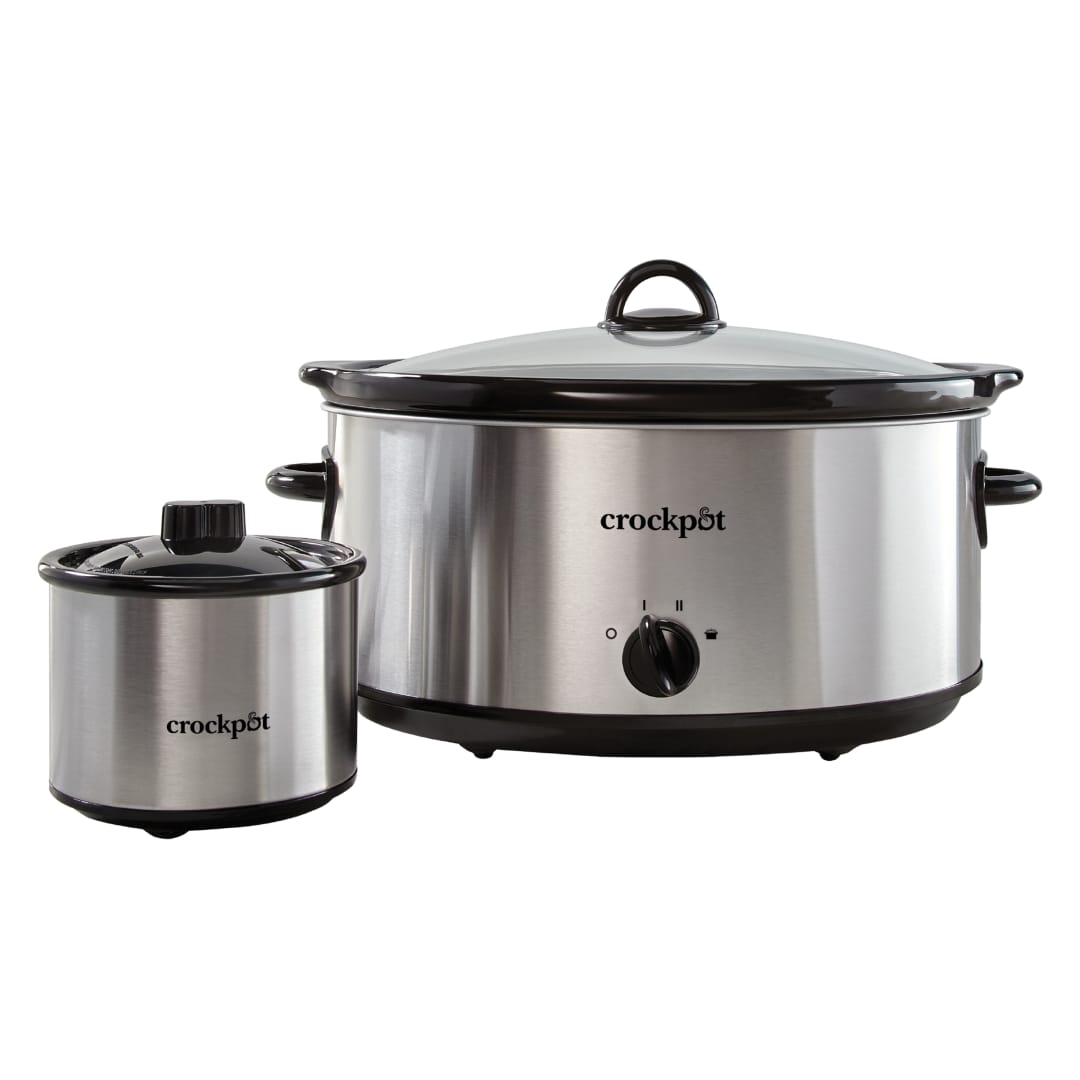 Crockpot® 8 Qt Slow Cooker with Dipper, Stainless Steel
