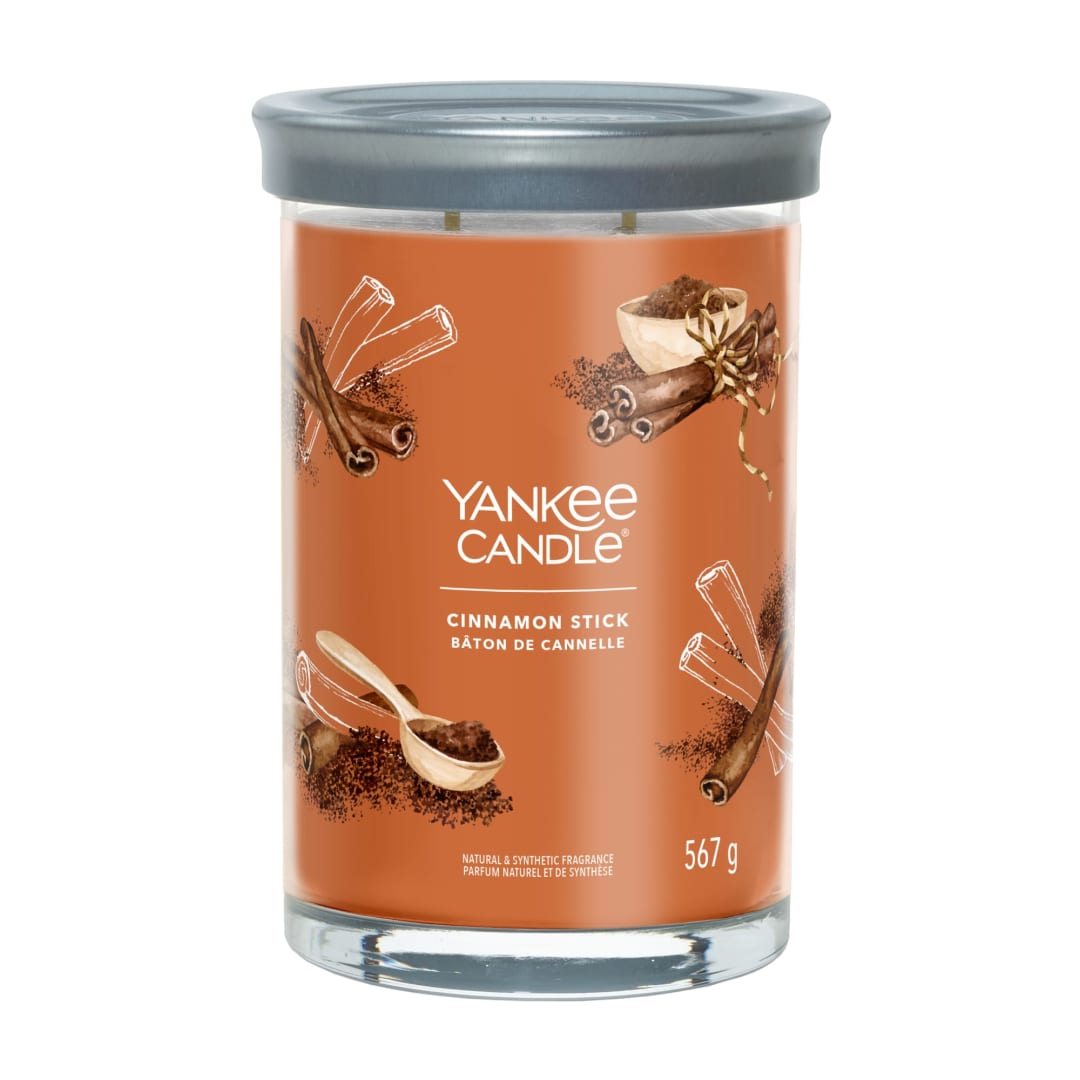Yankee Candle® Signature Scented Candle | Cinnamon Stick Large Tumbler Candle with Double Wicks | Soy Wax Blend