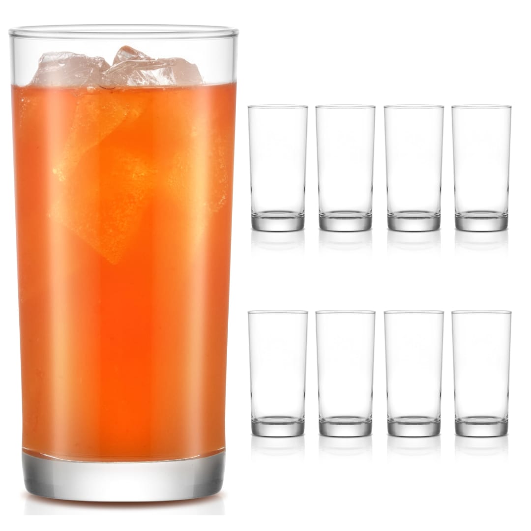 Libbey Heavy Base Tumbler Glasses, 15.5-ounce, Set of 8