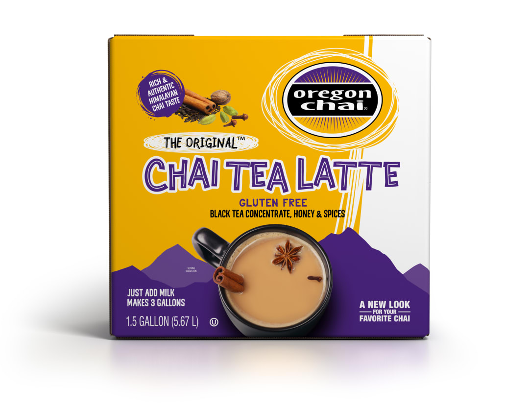 Oregon Chai Bag-In-Box Original Chai Concentrate, 1 x 1.5 gal