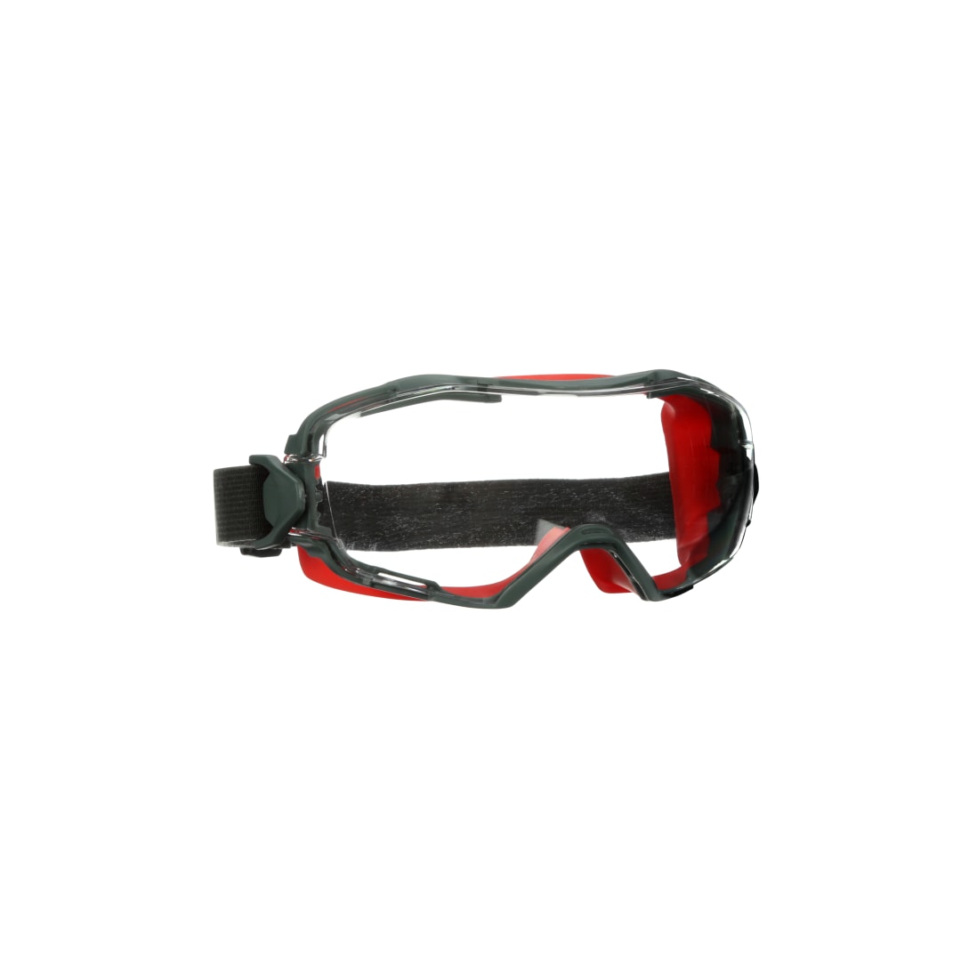 3M™ GoggleGear™ 6000 İş Güvenliği Koruyucu Gözlükler, Kırmızı Kaplama, Scotchgard™ Buğu Önleyici / Çizilmeye Dayanıklı Kaplama (K ve N), Şeffaf Lens, GG6001SGAF-RED-EU, 10/Kutu