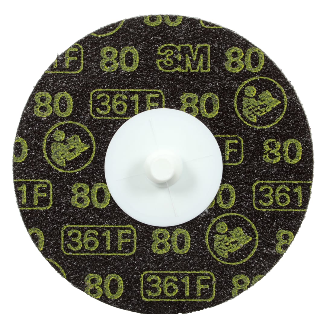 3M™ 361F Roloc fibre disc, yellow, 22404, 75 mm, P80