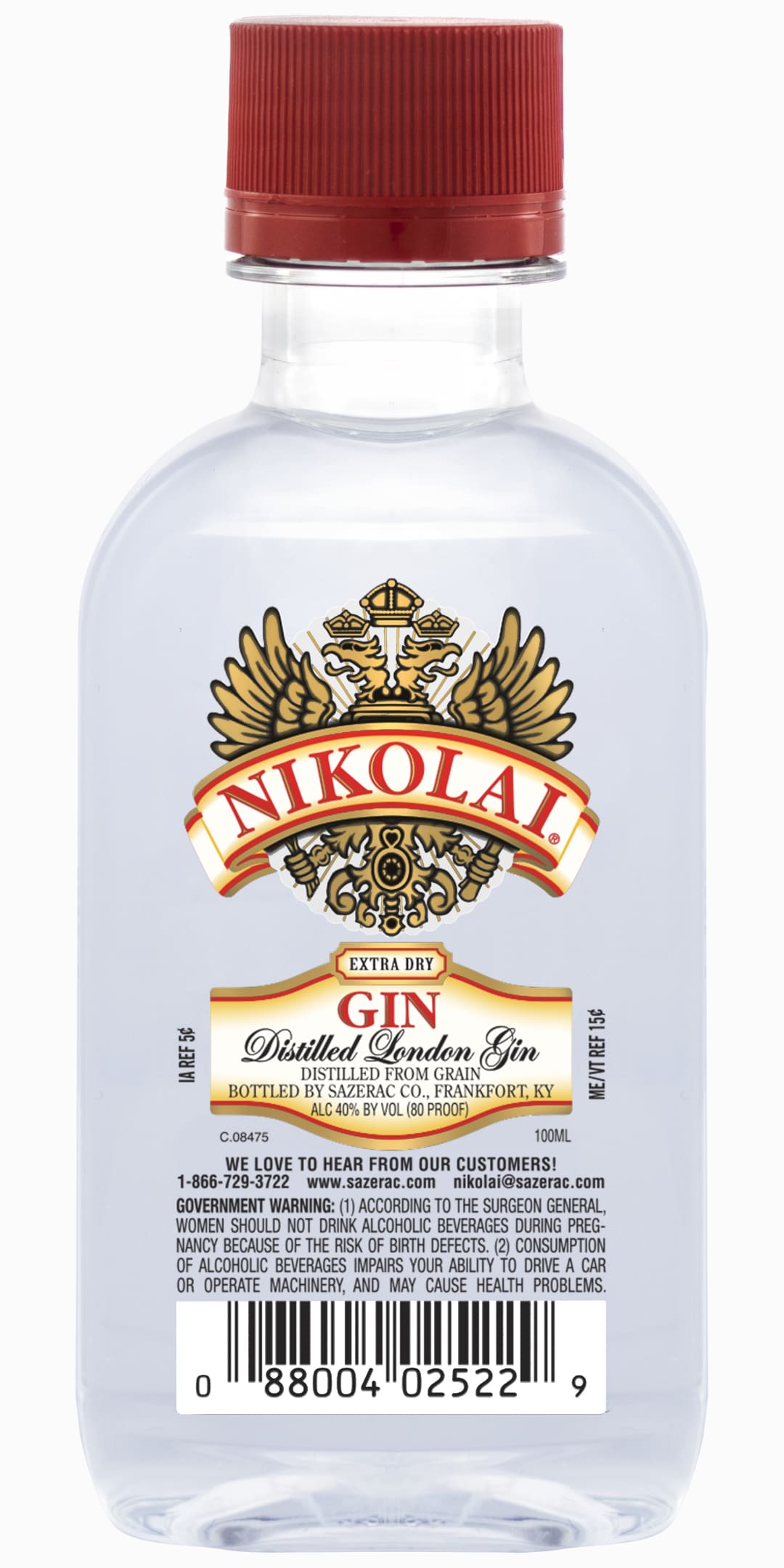 Nikolai Gin 100ml 80 Proof