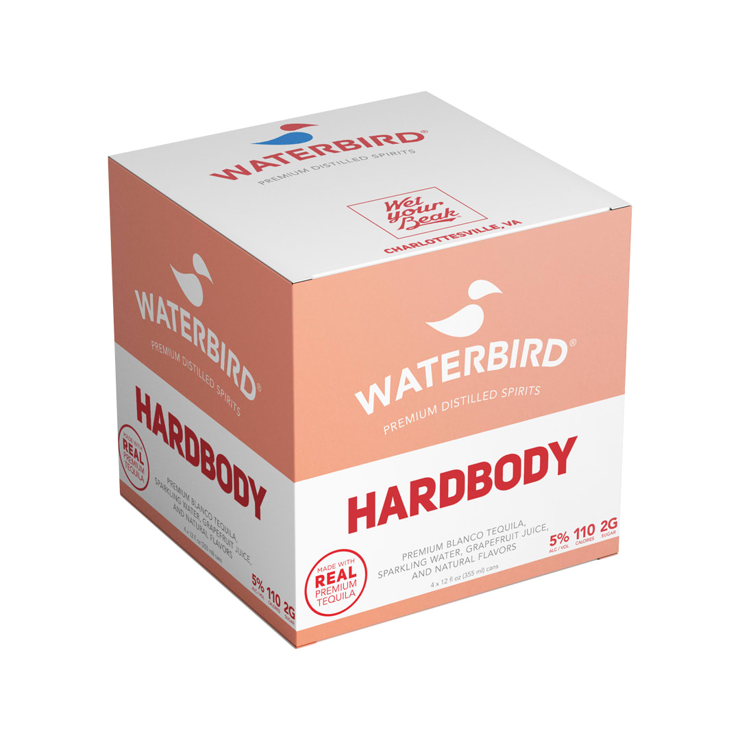 Waterbird Hardbody 12oz Can 4 Pack