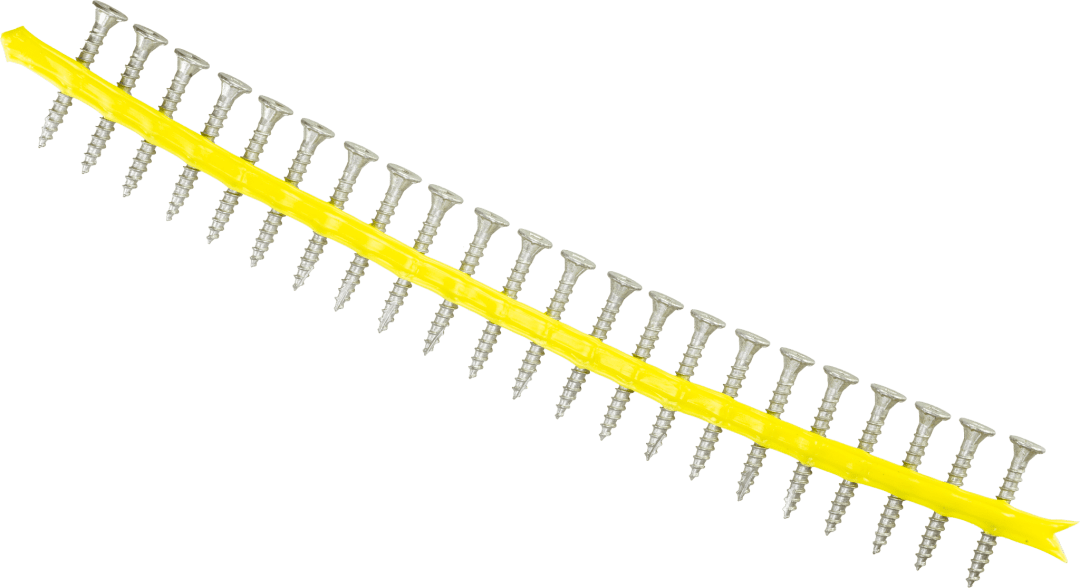 Simpson Strong-Tie CB3BLG158S CB3BLG Fiber-Cement Board Screw (Collated) — #10 x 1-5/8 in. #3 SQU (1500-Qty) (Pack of 100)