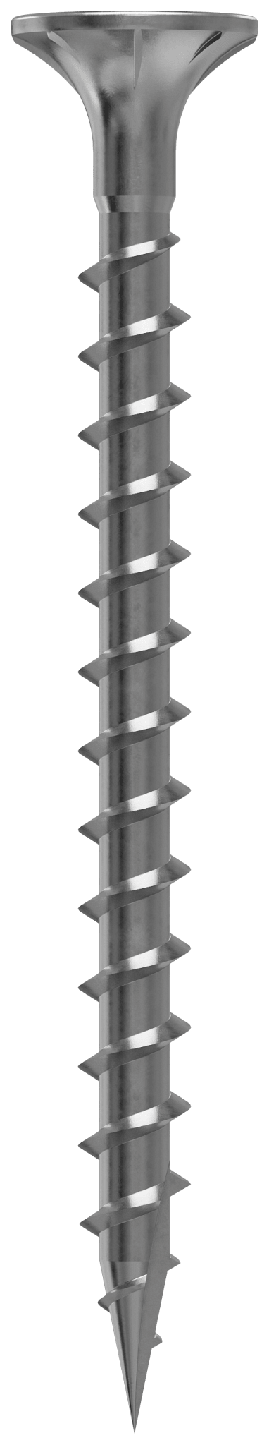 Simpson Strong-Tie T08C225WQ-RP10 Fiber-Cement Screw — #8 x 2-1/4 in. #2 Square Wafer-Head, Type 316 (10-Qty)