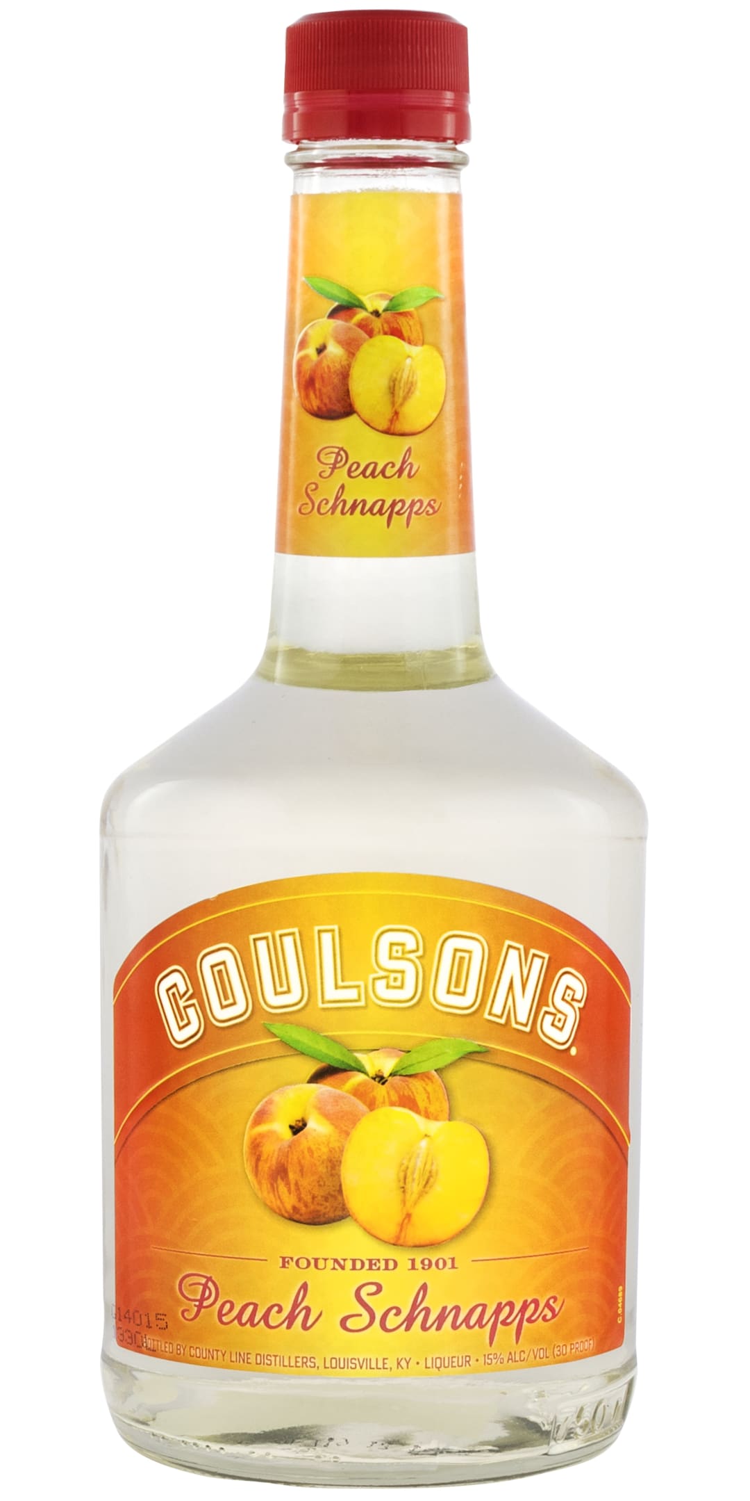 Coulsons Peach Schnapps 750ml 30 Proof
