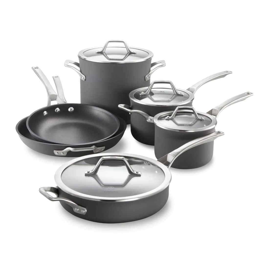 Calphalon® Signature™ Hard-Anodized Nonstick 10-Piece Cookware Set